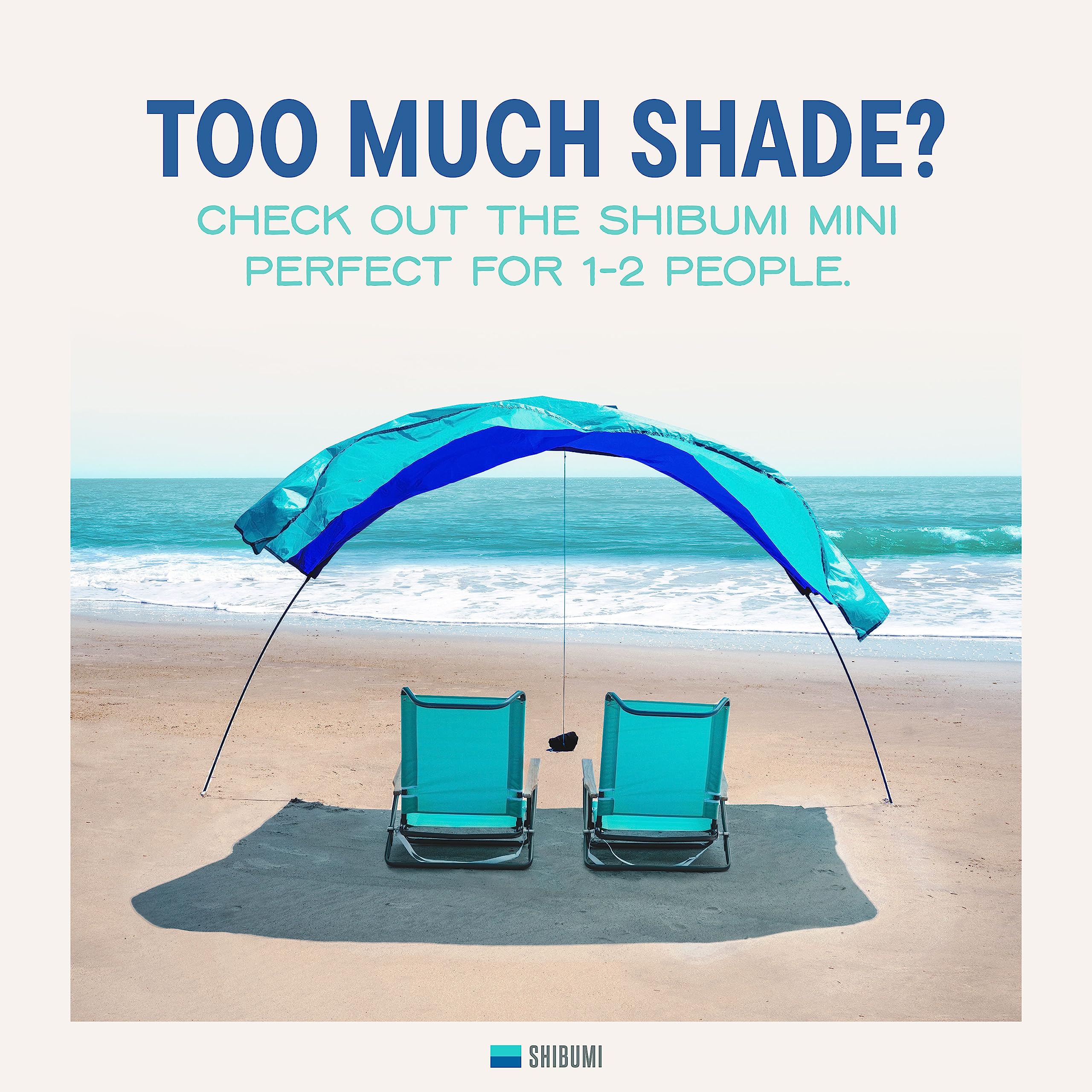 WhiteFang World's Best Beach Shade, The Original Wind-Powered® Beach Canopy, Provides 150 Sq. Ft. of Shade, Compact & Easy to Carry, Sets up in 3 Minutes, Designed in America